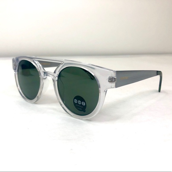 KOMONO Dreyfuss Clear/Silver Sunglasses (NEW) 🕶 - Picture 5 of 9